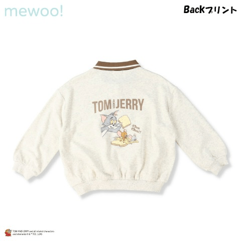 トレーナー　しまむら『桃＆クロ×mewoo!』　トムとジェリー　コラボ