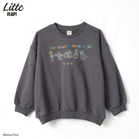 トレーナー　トイ・ストーリー　しまむら『LITTC FLAP!（リトシー）』コラボ