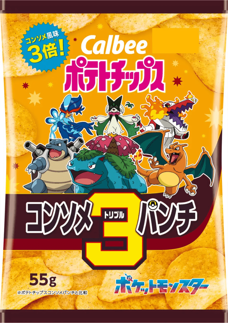 カルビー「ポテトチップス」　ポケモン　コラボ