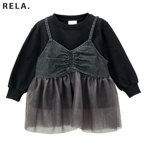 ベビー、キッズ　チュール＋Tシャツ　しまむら『RELA.（リラ）』コラボ