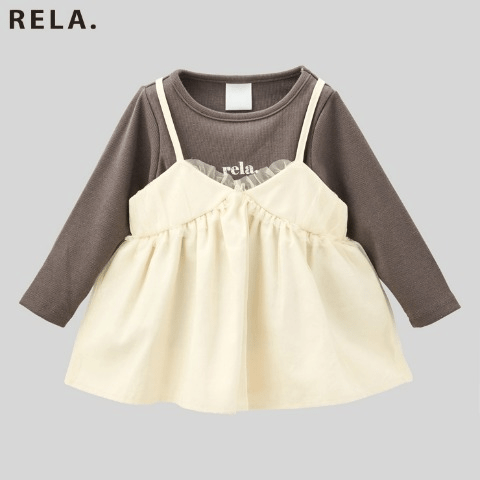 ベビー、キッズ　チュール＋Tシャツ　しまむら『RELA.（リラ）』コラボ