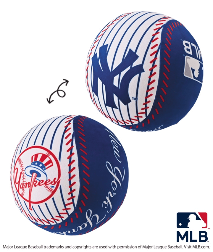 ボール型クッション　パシオス『MLB（メジャーリーグベースボール）』コラボ