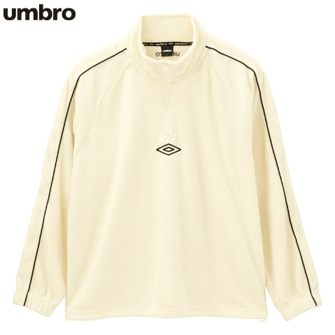 しまむら『UMBRO（アンブロ）』コラボのフリースジッププルオーバー