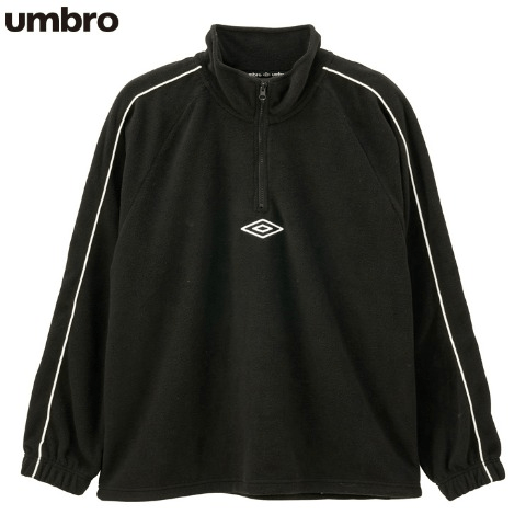 しまむら『UMBRO（アンブロ）』コラボのフリースジッププルオーバー