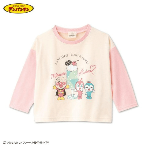 ベビー　長袖Ｔシャツ　しまむら『アンパンマン』コラボ