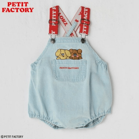 サロペットロンパス　PETIT FACTORY（プチファクトリー）　バースデイ　チラシ