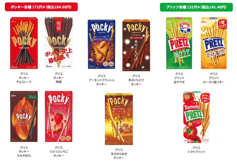 対象商品　セブンイレブン「ポッキーの日」2024年おまけ