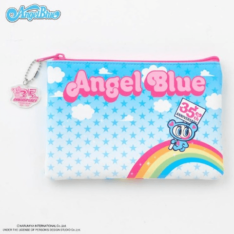 フラットポーチ　バースデイ『ANGEL BLUE（エンジェルブルー）』コラボ