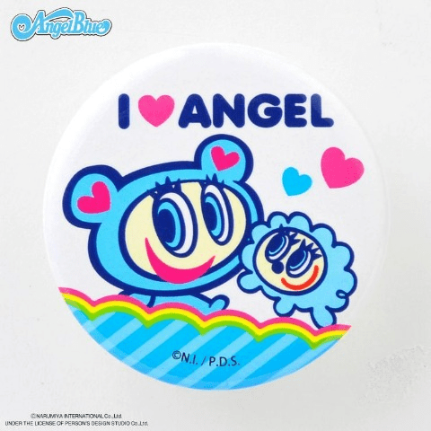 缶バッジ　バースデイ『ANGEL BLUE（エンジェルブルー）』コラボ