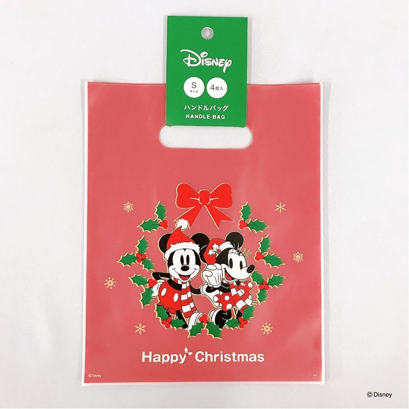 ディズニー／クリスマス　ハンドルバッグ　キャンドゥ　クリスマス　コラボ