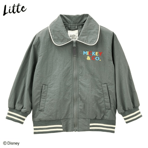 ミッキー&フレンズ・カラフルロゴジャケット　しまむら『ディズニー×LITTC（リトシー）』コラボ