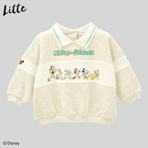 ミッキー&フレンズ・ポロプルオーバー　しまむら『ディズニー×LITTC（リトシー）』コラボ