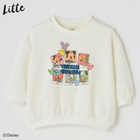 ミッキー&フレンズ・ポラロイドプルオーバー　しまむら『ディズニー×LITTC（リトシー）』コラボ