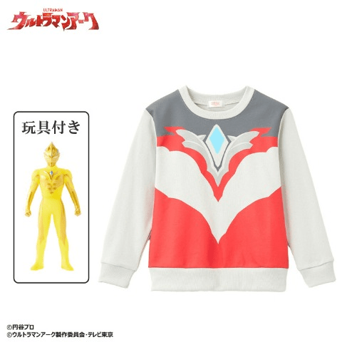 キッズ　トレーナー　しまむら　ウルトラマンアーク　コラボ