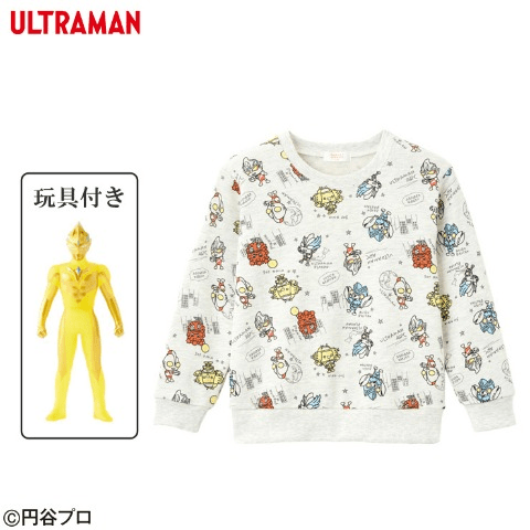 キッズ　トレーナー　しまむら　ウルトラマン　コラボ