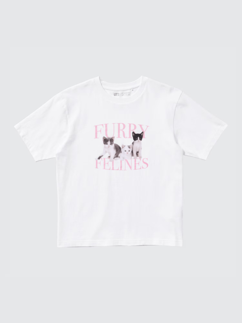 ユニクロ『キャット・フォトグラフ』猫デザインのTシャツ