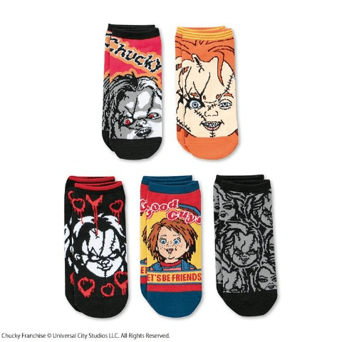 レディース　チャッキー（CHUCKY）巾着付ソックス5点セット【ハッピーバッグ】　アベイル　福袋