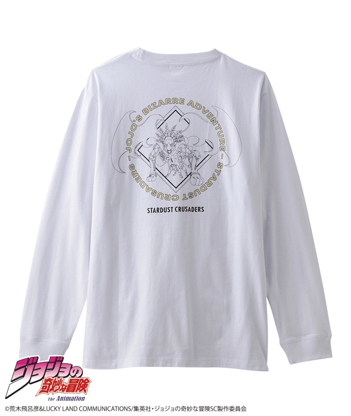 プリントＴシャツ　パシオス『ジョジョの奇妙な冒険 スターダストクルセイダース』コラボ