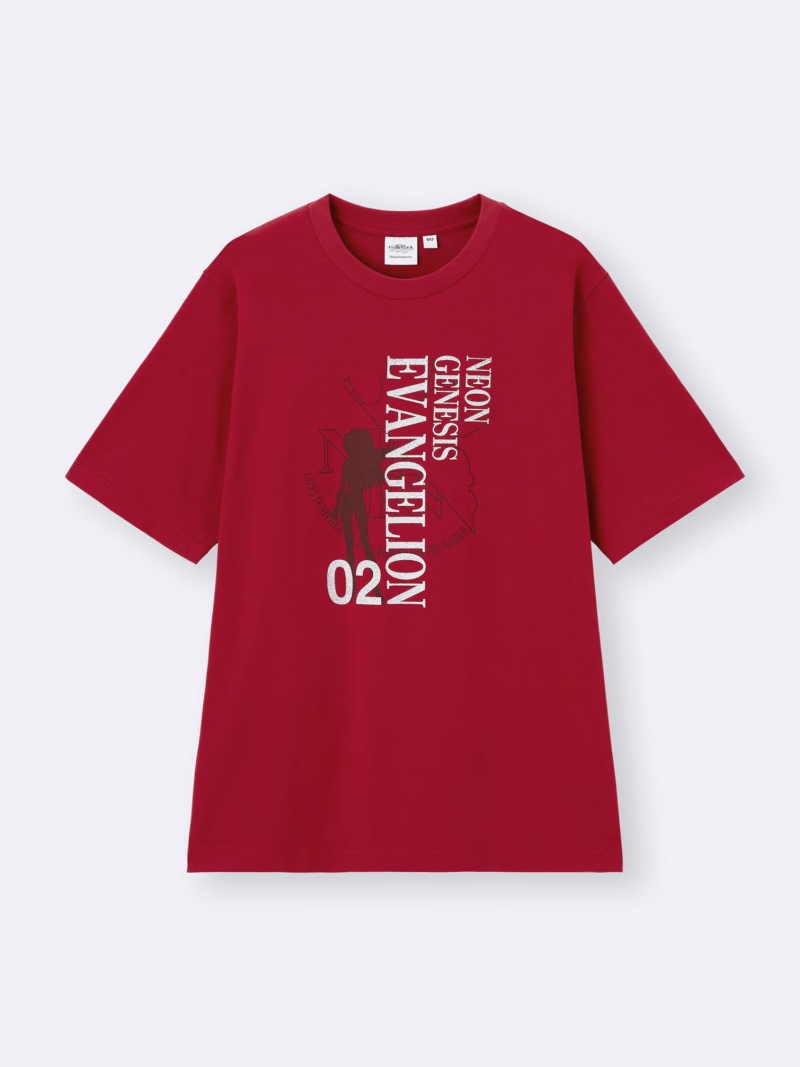 グラフィックT（半袖Tシャツ） 　GU（ジーユー）『エヴァンゲリオン』コラボ