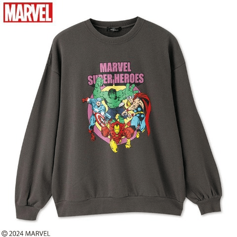 アベイル『マーベル（MARVEL）』コラボのトレーナー