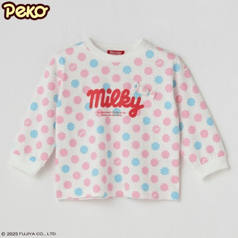 ベビー　Tシャツ　バースデイ『ペコちゃん、ミルキー』コラボ