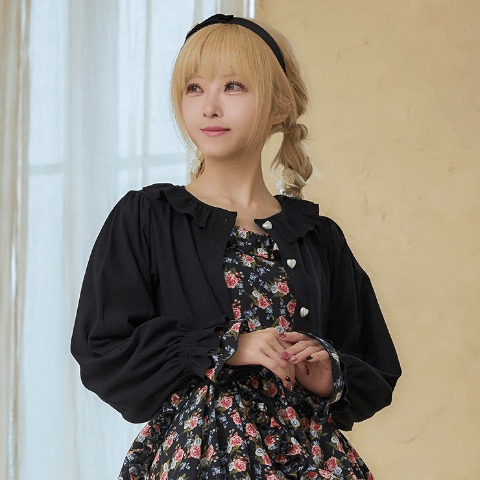 レディース　フリルカーディガン　しまむら『星名桜子』コラボのロリータ系の洋服