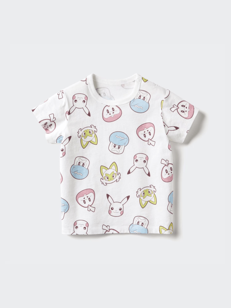 ユニクロ『ポケモン』コラボ2025春夏のベビーサイズ半袖Tシャツ