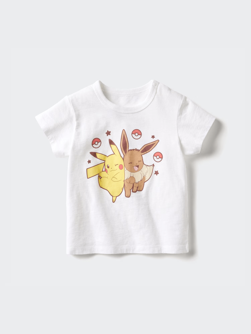 ユニクロ『ポケモン』コラボ2025春夏のベビーサイズ半袖Tシャツ