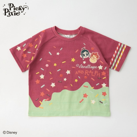 半袖Ｔシャツ　しまむら『Picky Pixie（ピッキーピクシー）』シュガー・ラッシュ　コラボ