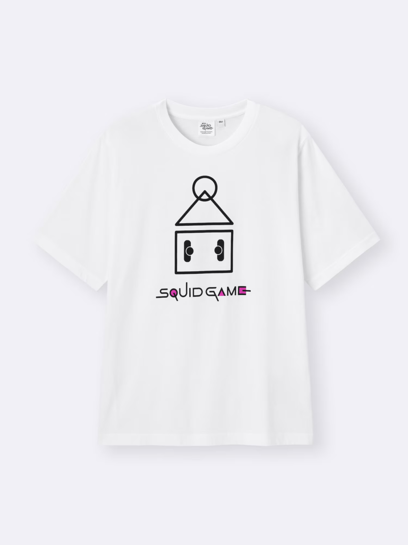 グラフィックT（半袖Tシャツ）　GU（ジーユー）『​Netflixシリーズ「イカゲーム」シーズン2』コラボ