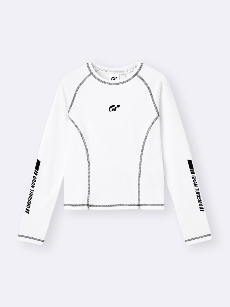 グラフィックT(長袖Tシャツ) 　GU（ジーユー）『グランツーリスモ（Gran Turismo）』コラボ