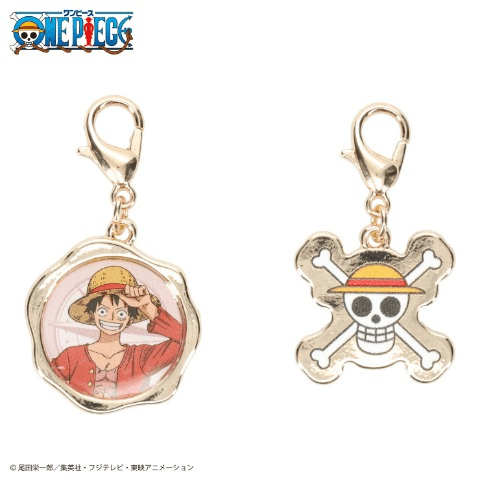 ファスナーチャーム2個セット　しまむら『ONE PIECE（ワンピース）』コラボ