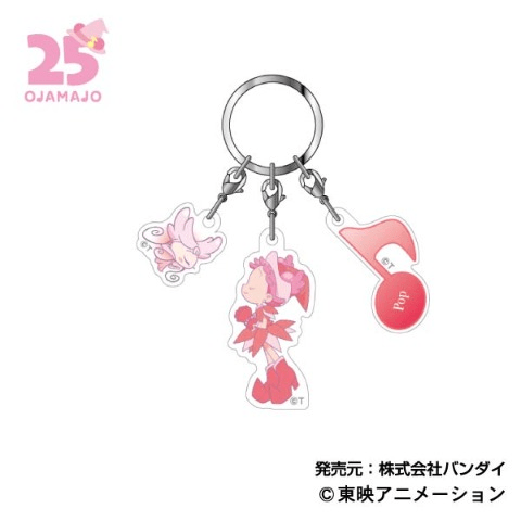 3連アクリルキーホルダー　シャンブル『おジャ魔女どれみドッカ～ン！』コラボ