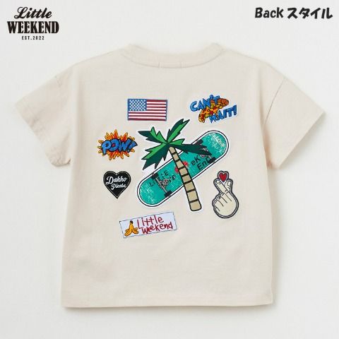 半袖Tシャツ　しまむら『Little Weekend（リトルウィークエンド）』コラボ