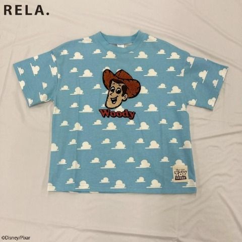 Tシャツ　しまむら『REN RIN MAMA』コラボの夏コーデ　トイストーリー