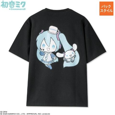 レディース　Tシャツ（初音ミク×シナモロール）　アベイル　サンリオ　コラボ