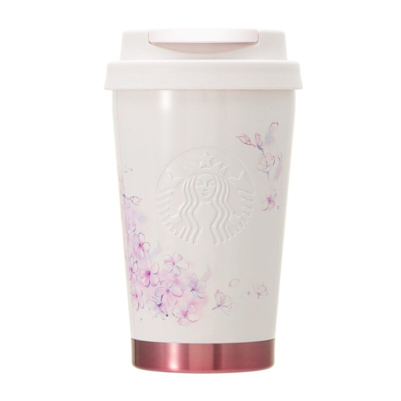 SAKURA2025ステンレスTOGOロゴタンブラーベージュ355ml　¥4,500　スターバックス！2025年『さくら（桜）』第2弾　グッズ