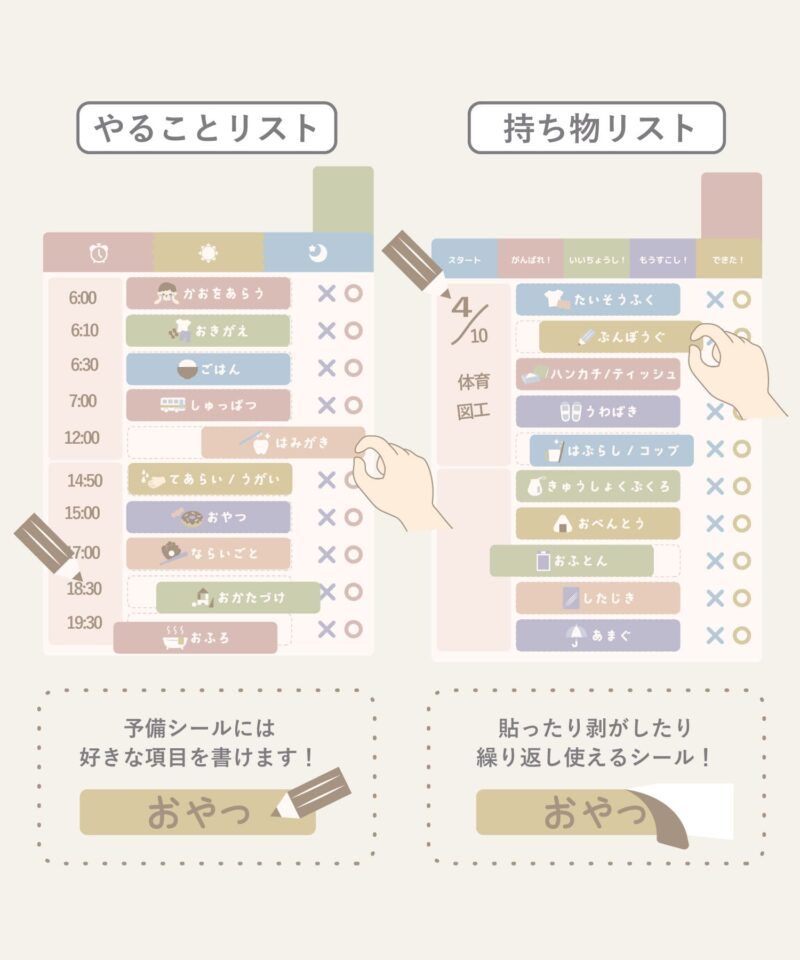 TODOチェッカー　3COINS（スリーコインズ）『入園入学』シリーズ