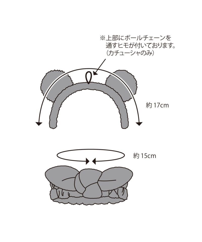 推しぬいヘッドセット　3COINS『ぬい活』グッズ