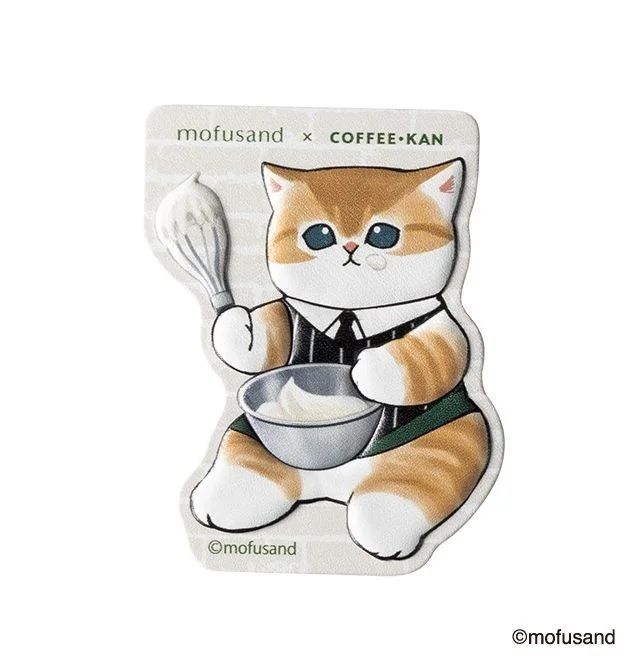 レザー風ステッカープレゼントキャンペーン　「珈琲館」mofusand（モフサンド）とコラボ