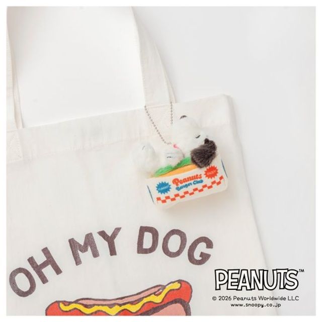 SNOOPY HotなDogのぬいぐるみチャーム BOOK ファミマ『スヌーピー』コラボ