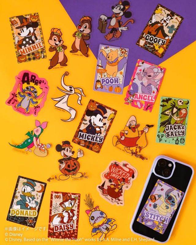 I賞　ハロウィンデコカード&クリアステッカー［全7種］　Happyくじ / ディズニーハロウィーン 2026