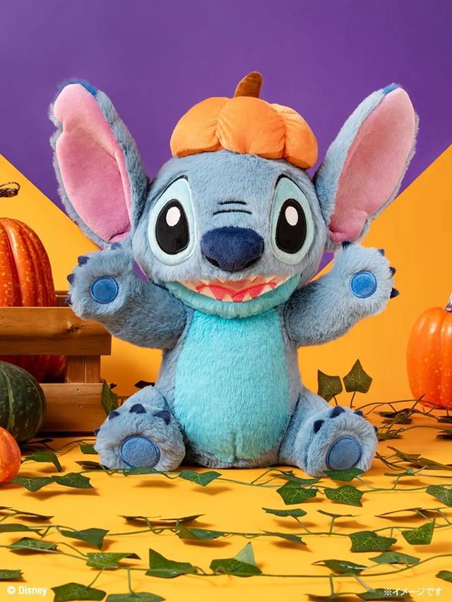 A賞　スティッチ ハ口ウインぬいぐるみ　Happyくじ / ディズニーハロウィーン 2026