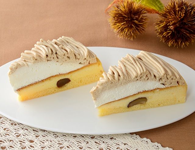 ごろっと栗のモンブランケーキ 2個入 ローソン「秋のスイーツ」