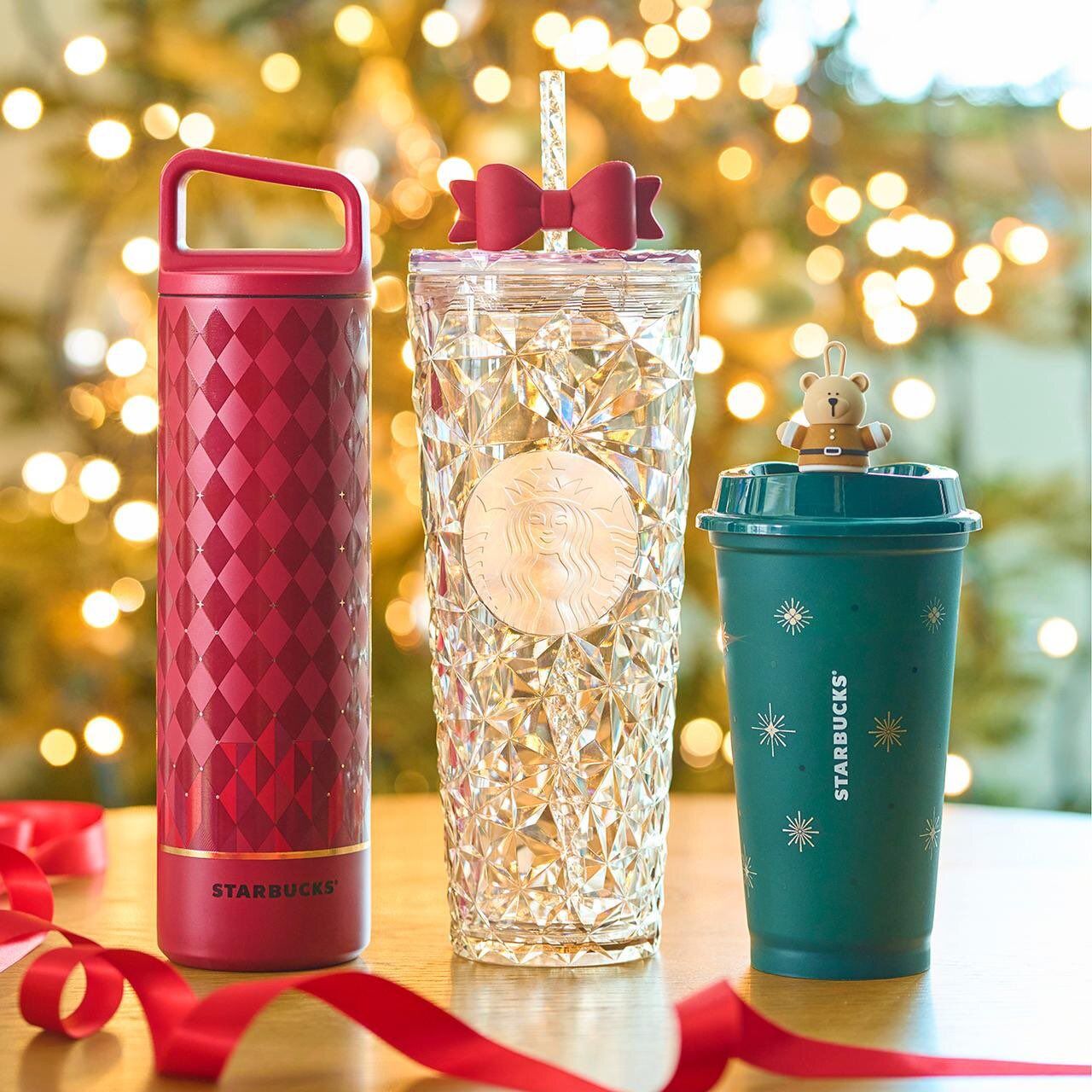 スターバックス『クリスマス2025第2弾グッズ』が新発売！リボンの