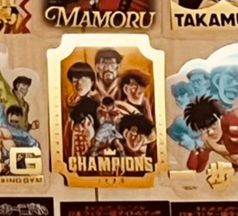 100均ダイソー『はじめの一歩』コラボ！ポスターアートステッカーガム