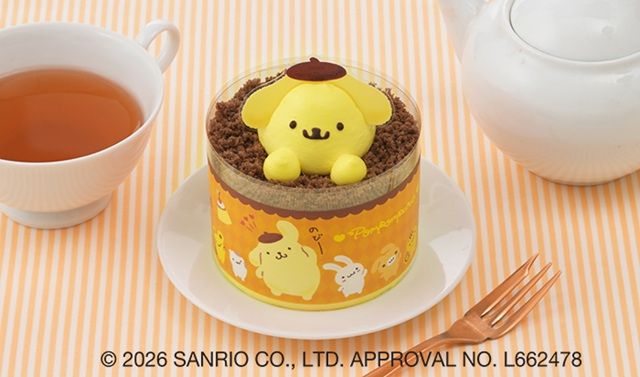 コージーコーナー「ポムポムプリンのプリン風ケーキ」とサンリオキャラクターズをイメージしたプチケーキを2026年8月28日(金)より新発売!