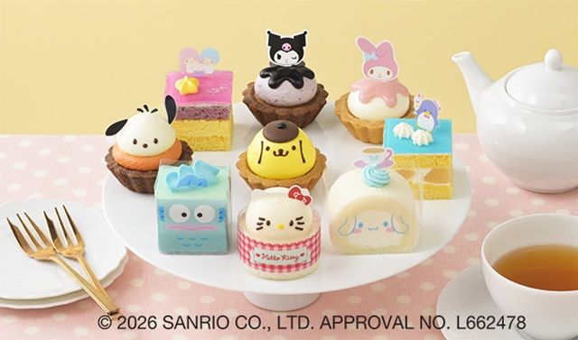コージーコーナー「ポムポムプリンのプリン風ケーキ」とサンリオキャラクターズをイメージしたプチケーキを2026年8月28日(金)より新発売!