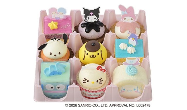 コージーコーナー「ポムポムプリンのプリン風ケーキ」とサンリオキャラクターズをイメージしたプチケーキを2026年8月28日(金)より新発売!