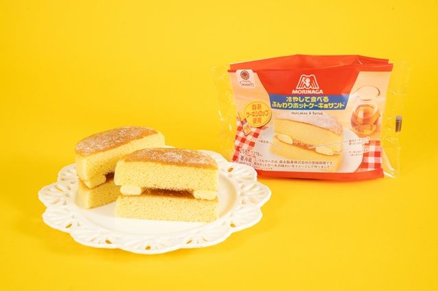 冷やして食べる ふんわりホットケーキ風サンド ファミマ